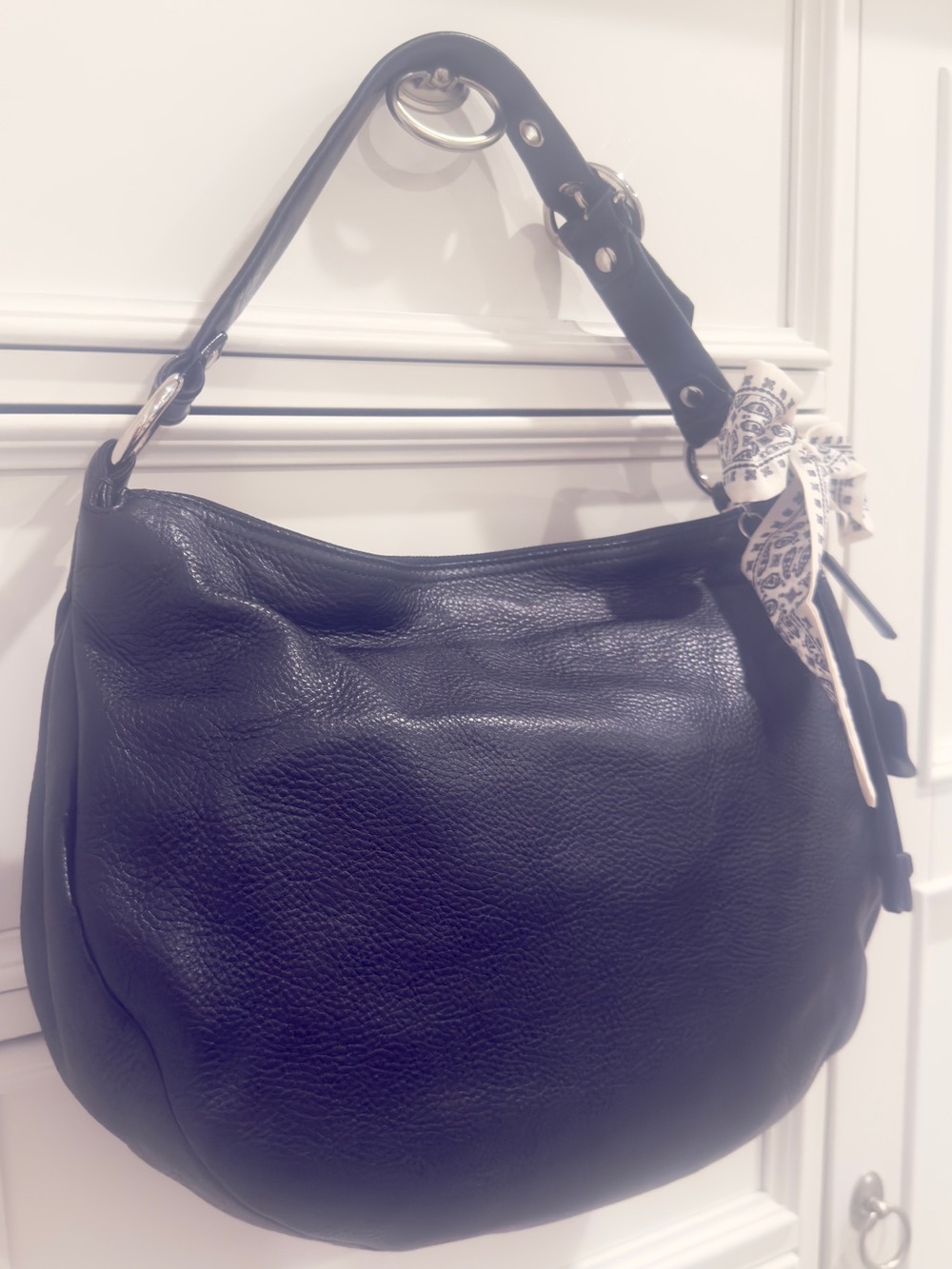 🖤 SOLD - Coach Ali Hobo Bag in Black Pebbled Leather - EUC! - Picture 4 of 16